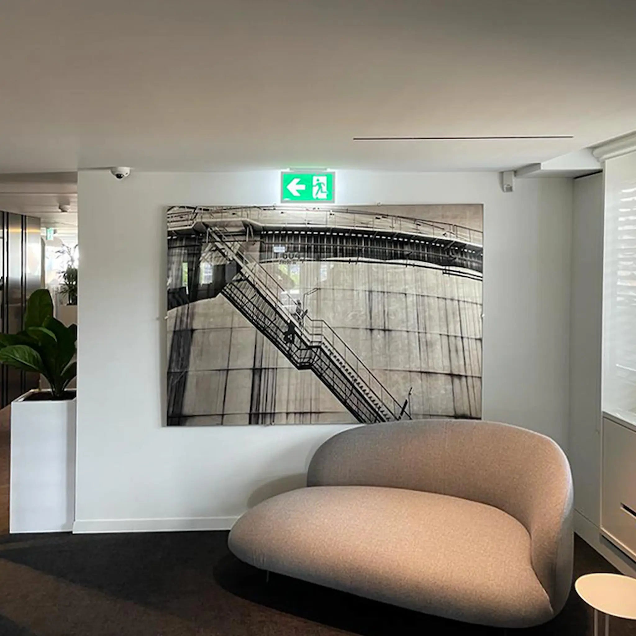 détail d'une photo en argent fabriqué par sonogram et stick-up à Genève