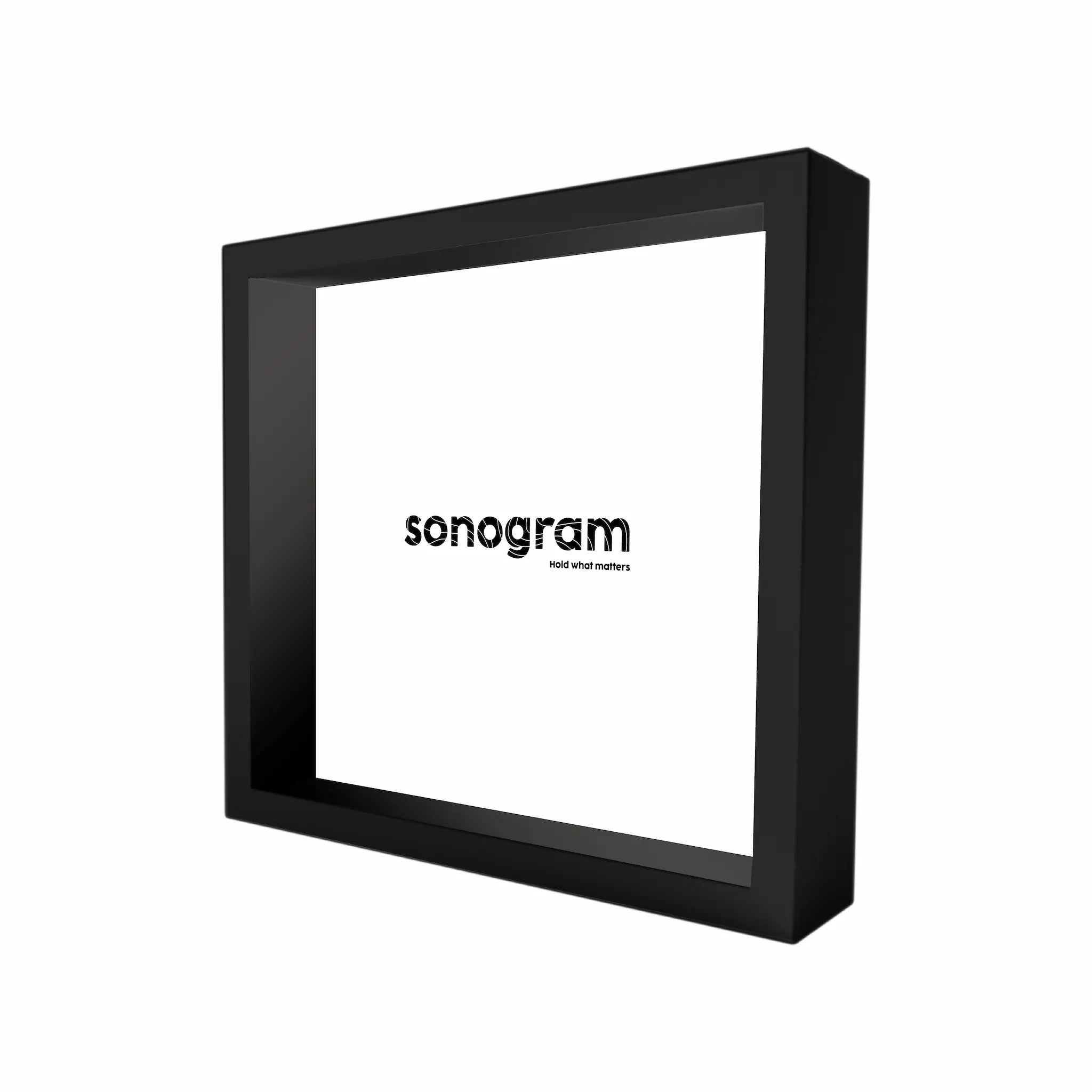 un cadre noir sonogram