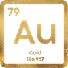 pictogramm sonogram Au gold